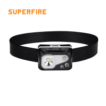 Supfire head lamp Waterproof IP67 head light AAA Rechargeable headlamp flashlight sensor led headlamp outdoor riding camping